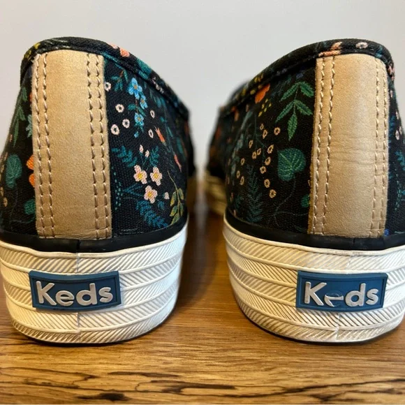 Keds Women's Rifle Paper Slip-On Sneakers 9 - Picture 4 of 7
